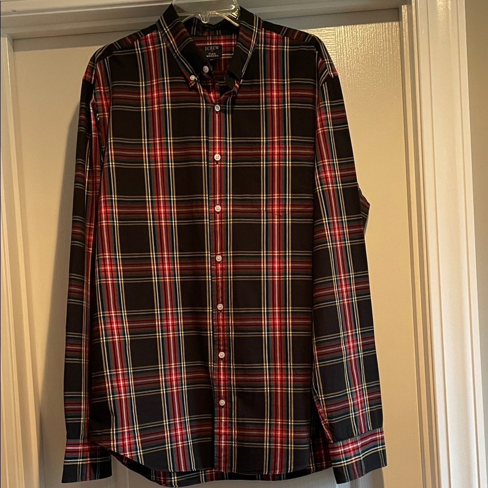 J. Crew Men’s Plaid Button Down